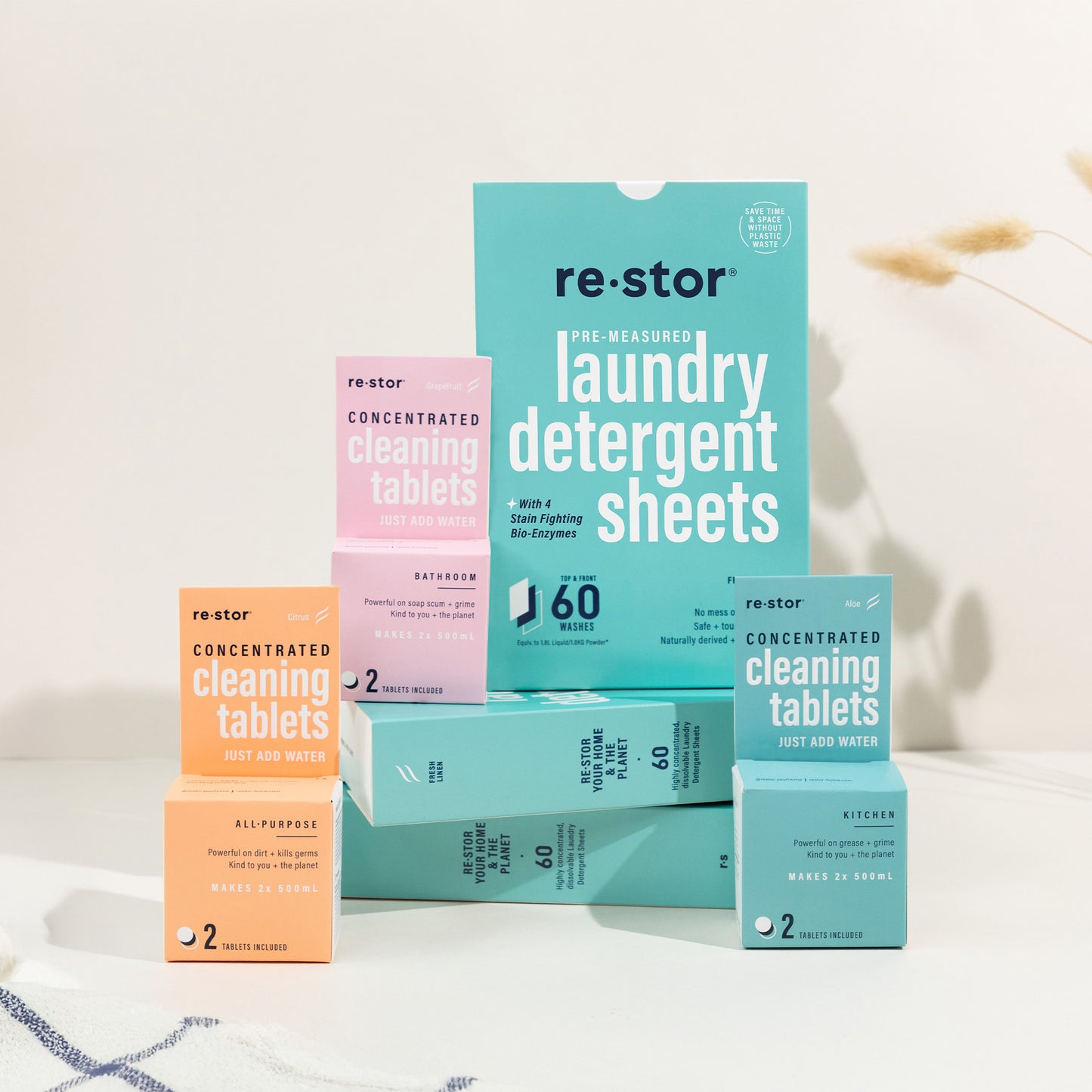 Big Refill Bundle (3x Laundry Sheets, 3x Cleaning Refill Packs)