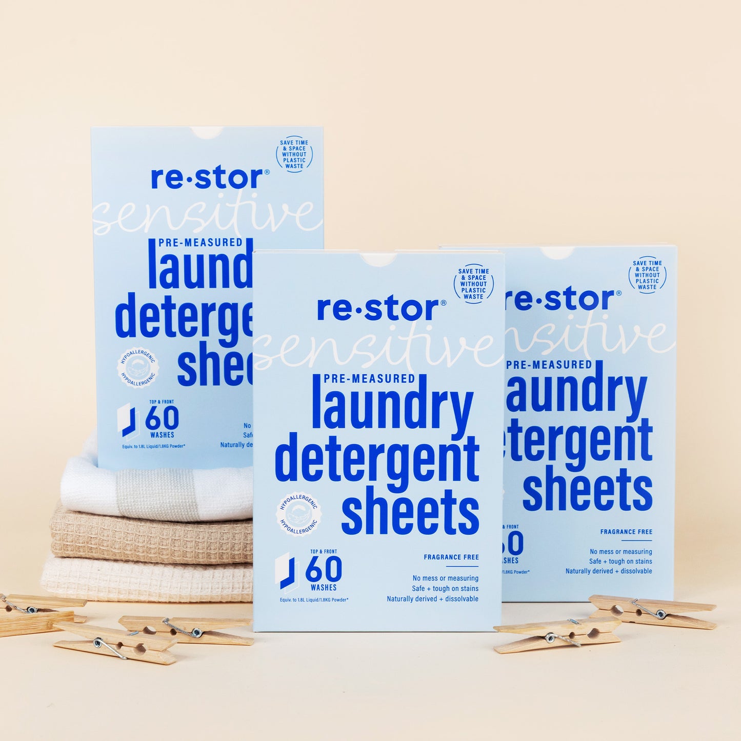 NEW Sensitive Laundry Detergent Sheets (Bundles Available)